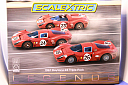 Slotcars66 Ferrari 1/32nd scale Scalextric  Daytona 24 hours 1967 triple pack 